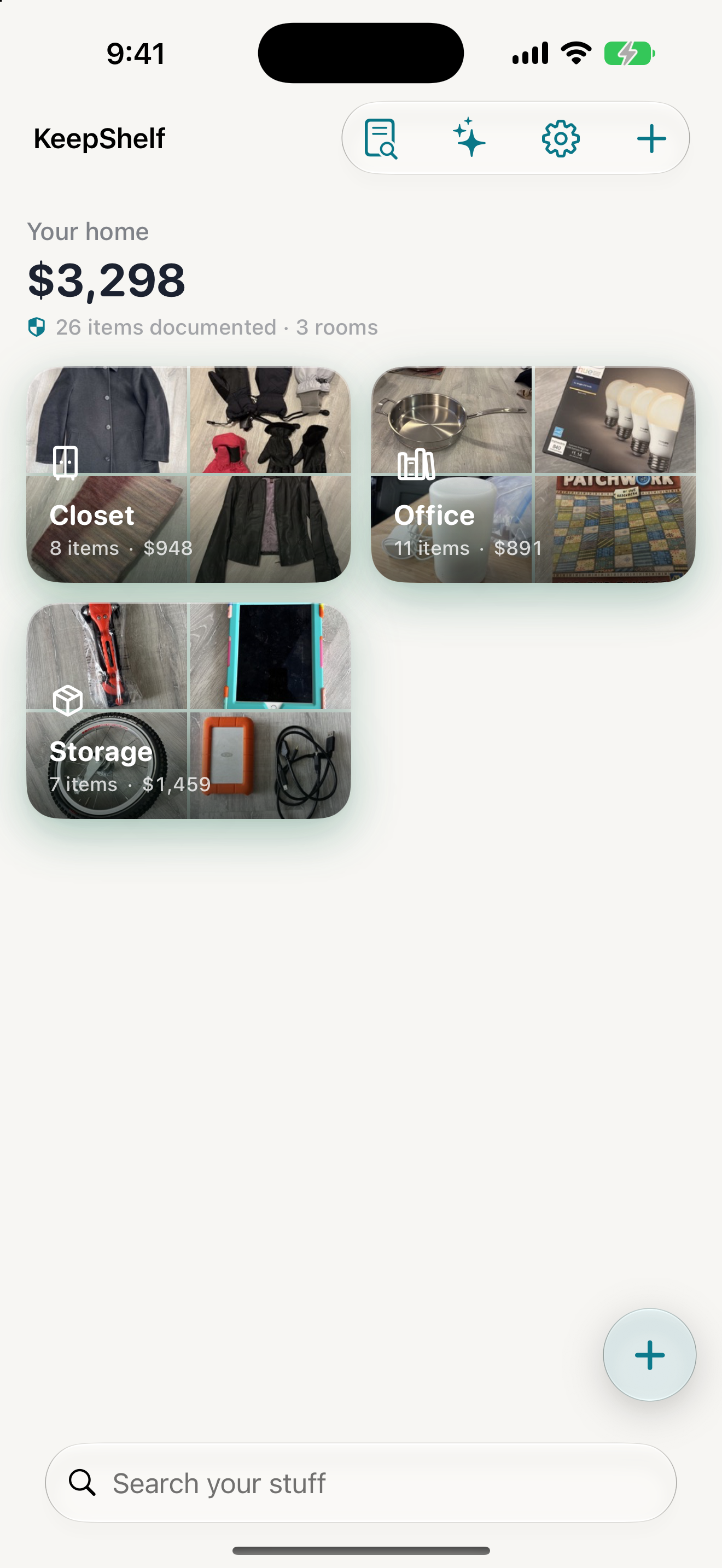 Rooms with photo covers